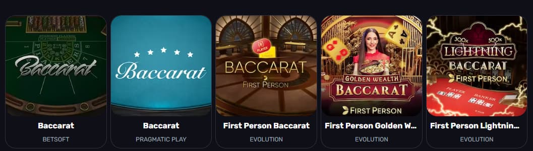 Baccarat online lernen und spielen