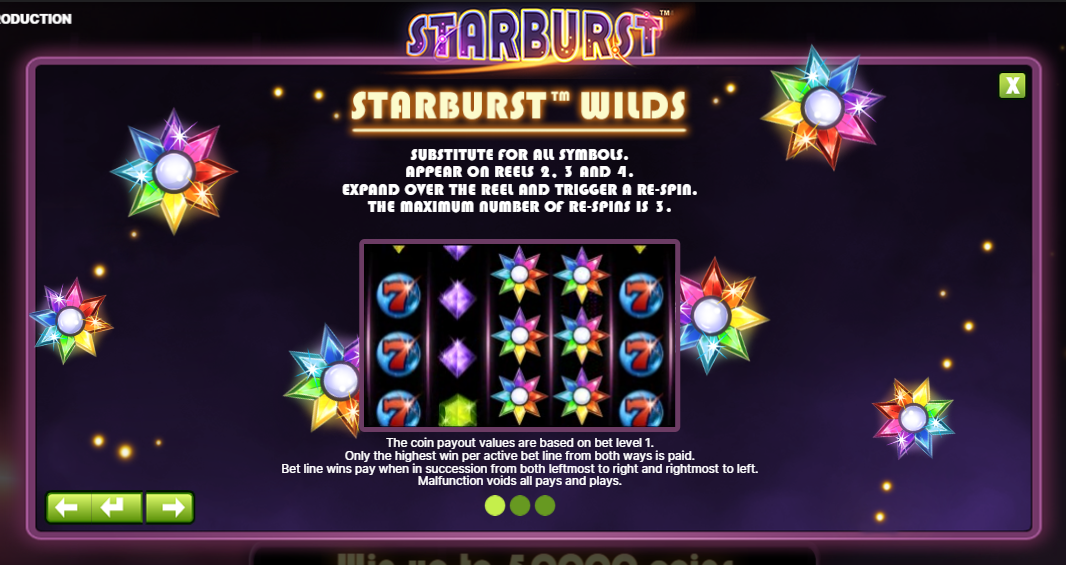 Starburst-Symbole